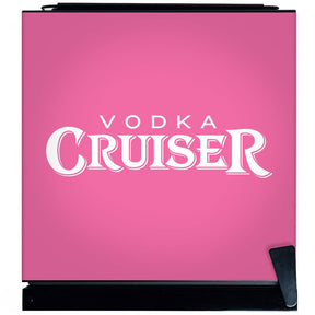 Vodka Cruiser Branded Glass Door Bar Fridge With Cool Frosted Door Logo