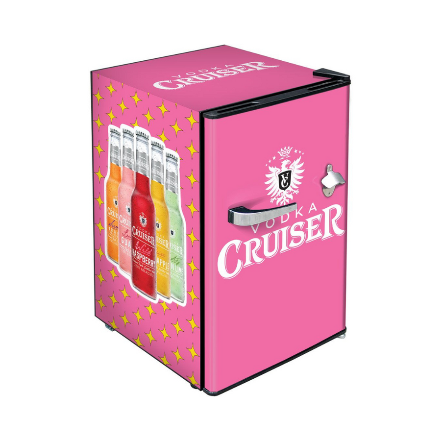 Vodka Cruiser Official Designed Mini Bar Fridge 70 Litre Schmick Brand With Opener