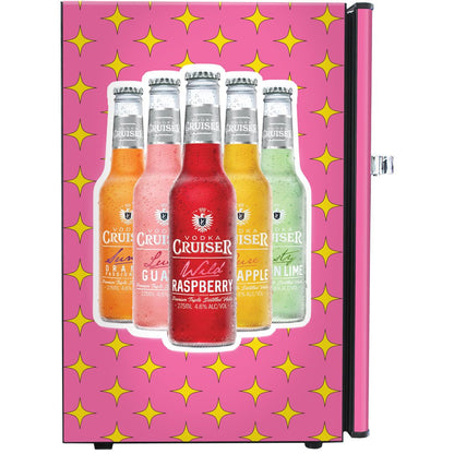Vodka Cruiser Official Designed Mini Bar Fridge 70 Litre Schmick Brand With Opener