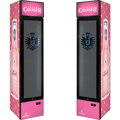Vodka Cruiser Branded Skinny Upright Bar Fridge