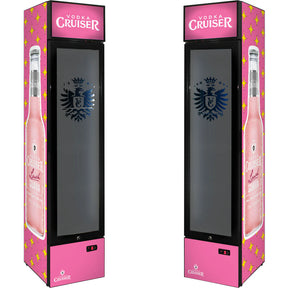 Vodka Cruiser Branded Skinny Upright Bar Fridge