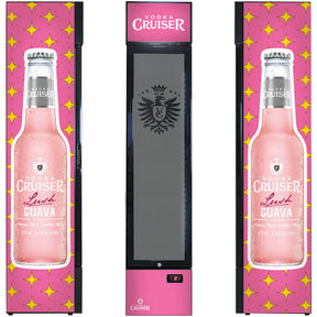 Vodka Cruiser Branded Skinny Upright Bar Fridge