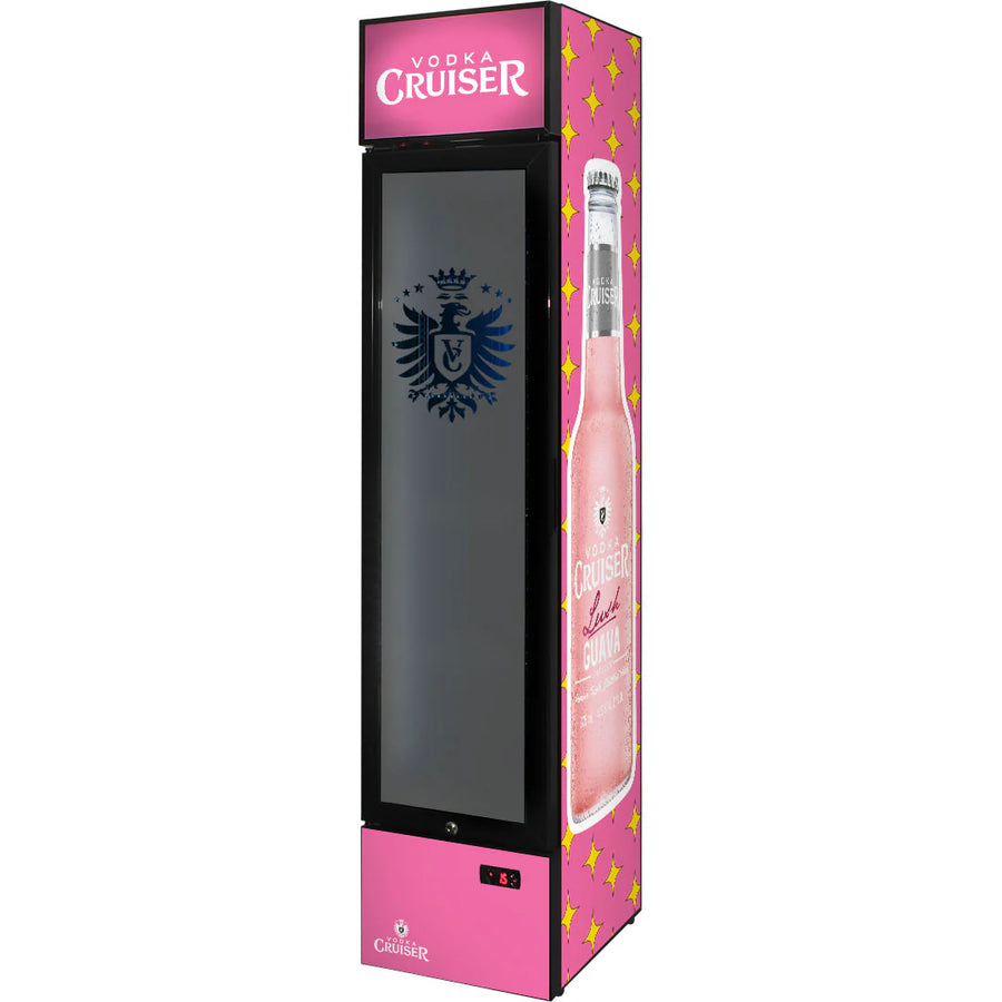Vodka Cruiser Branded Skinny Upright Bar Fridge