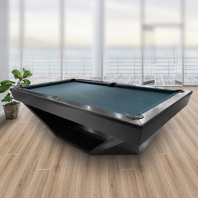 8FT Luxury Slate Billiard Table W/ Free Accessories Pool Table-Black&Grey (ON BACK ORDER FOR THE 4TH JULY)