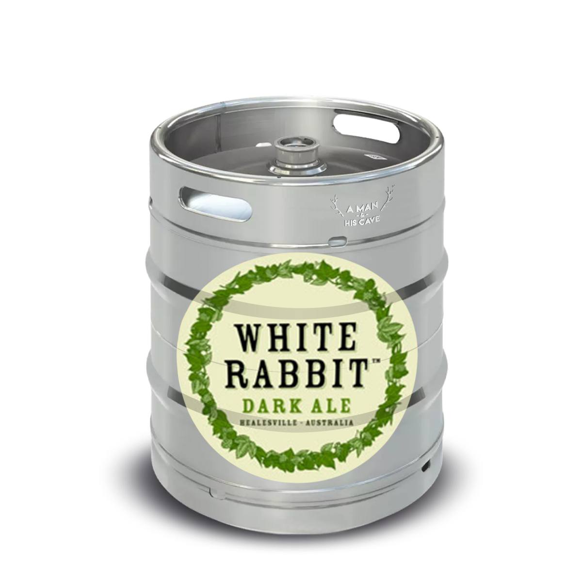 Beer Keg - White Rabbit Dark Ale 50LT Commercial Keg 4.9% A-Type Coupler [NSW]