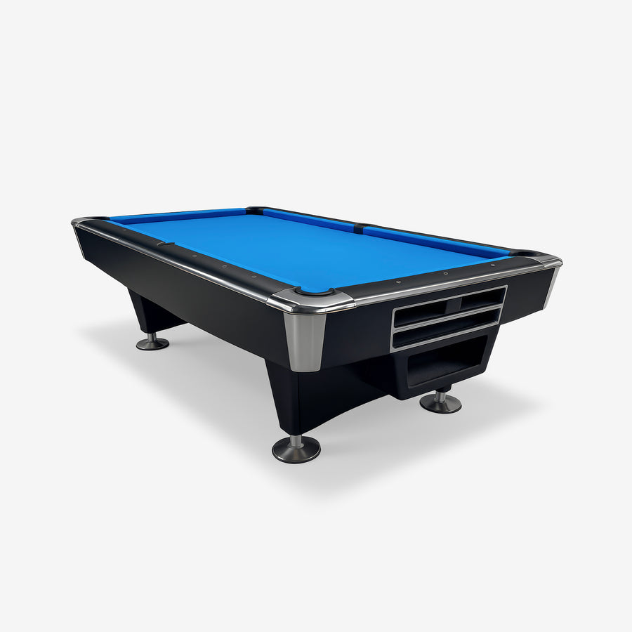 8ft American Style Pool Table Ball Return - Blue Felt [SHIPS IN 3 WEEKS]