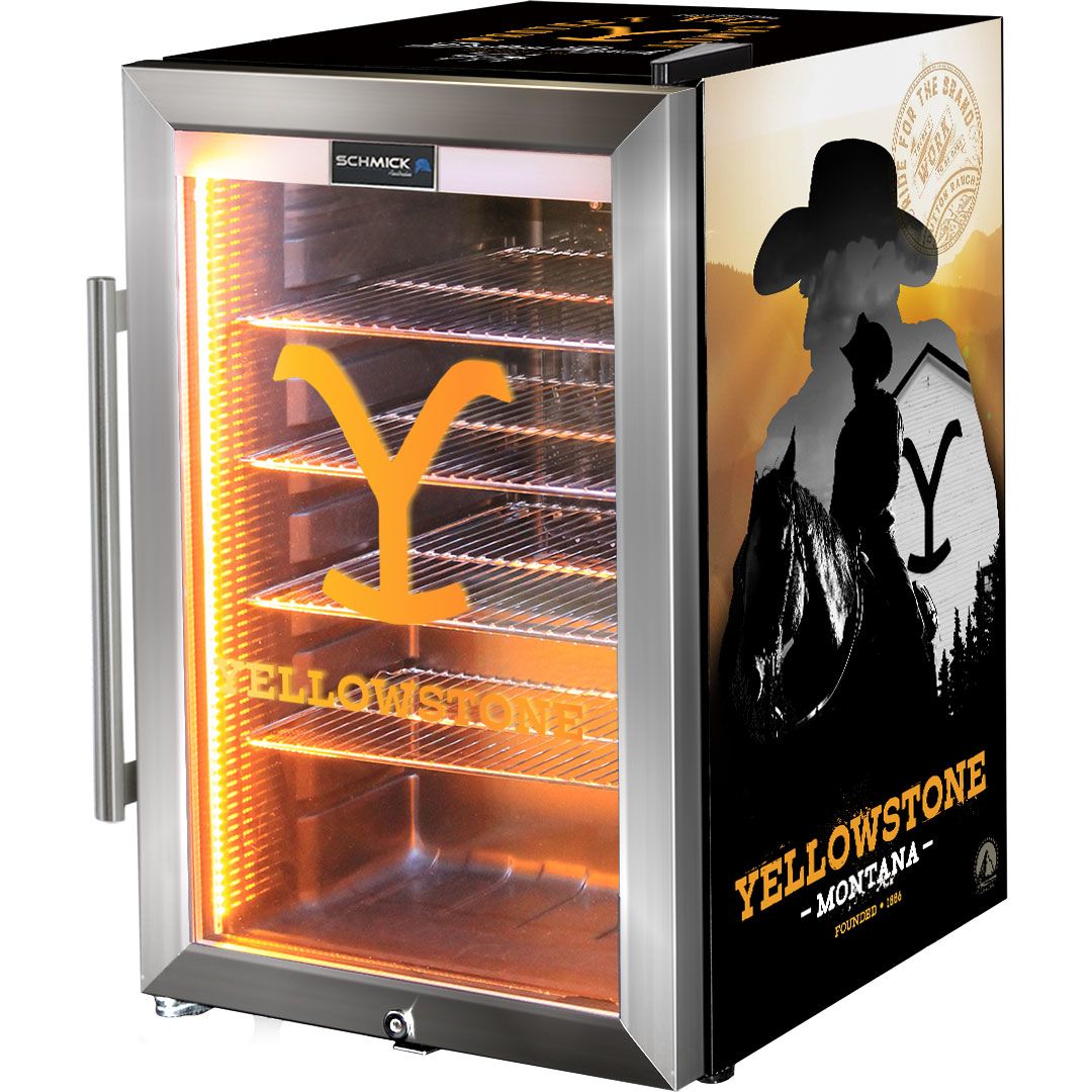 Yellowstone design branded bar fridge, Great gift idea!