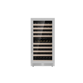 1200mm Height Upright LOW-E Glass Door Dual Zone Wine Fridge