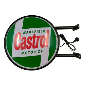 CASTROL MOTOR OIL Bar Lighting Wall Sign Light LED