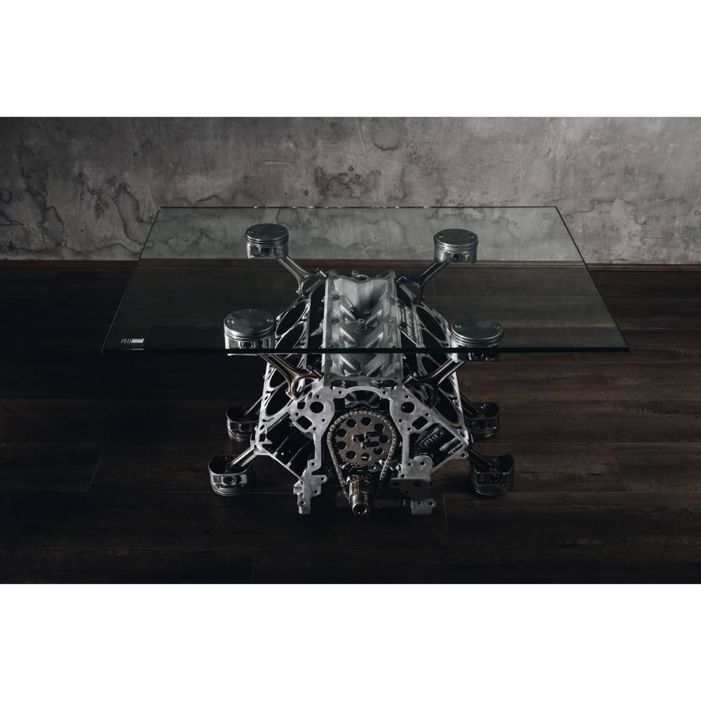 The Standard V8 Coffee Table 4 Skull Pistons / Yes