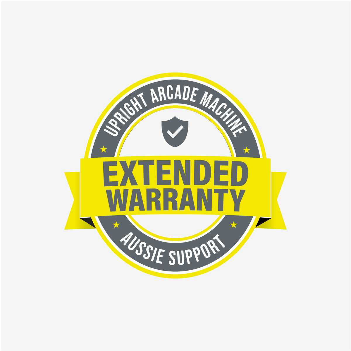 Upright arcade machine extended warranty