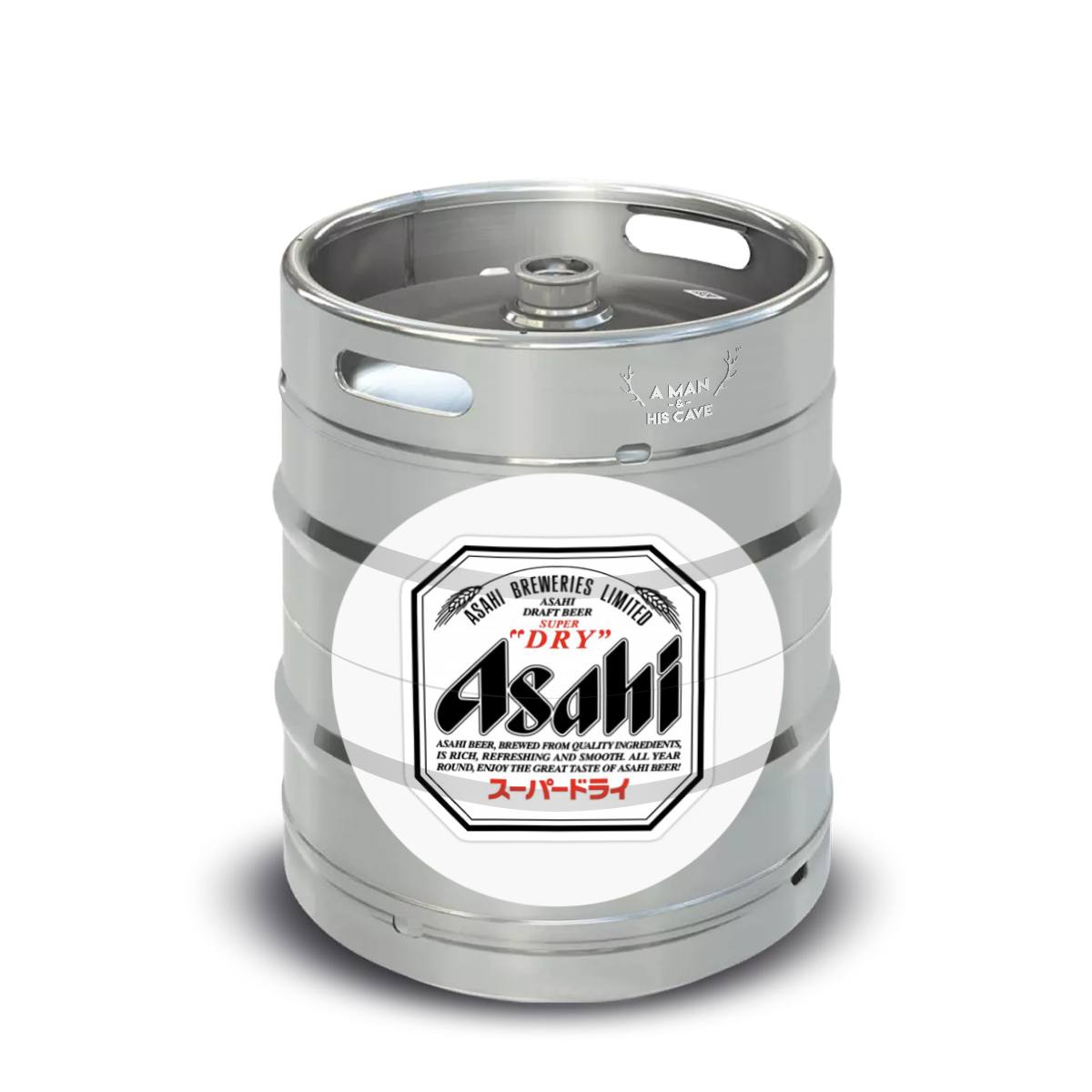 Beer Keg - Asahi 19lt Commercial Keg 5.0% S-Type Coupler [QLD]