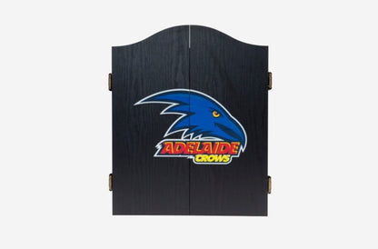 Adelaide Crows AFL Dart Board and Cabinet Set