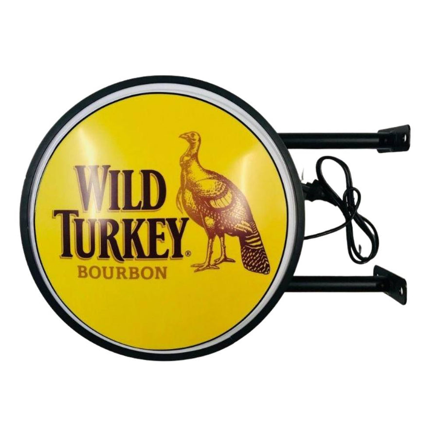 Wild Turkey Bourbon Bar Lighting Wall Sign Light LED