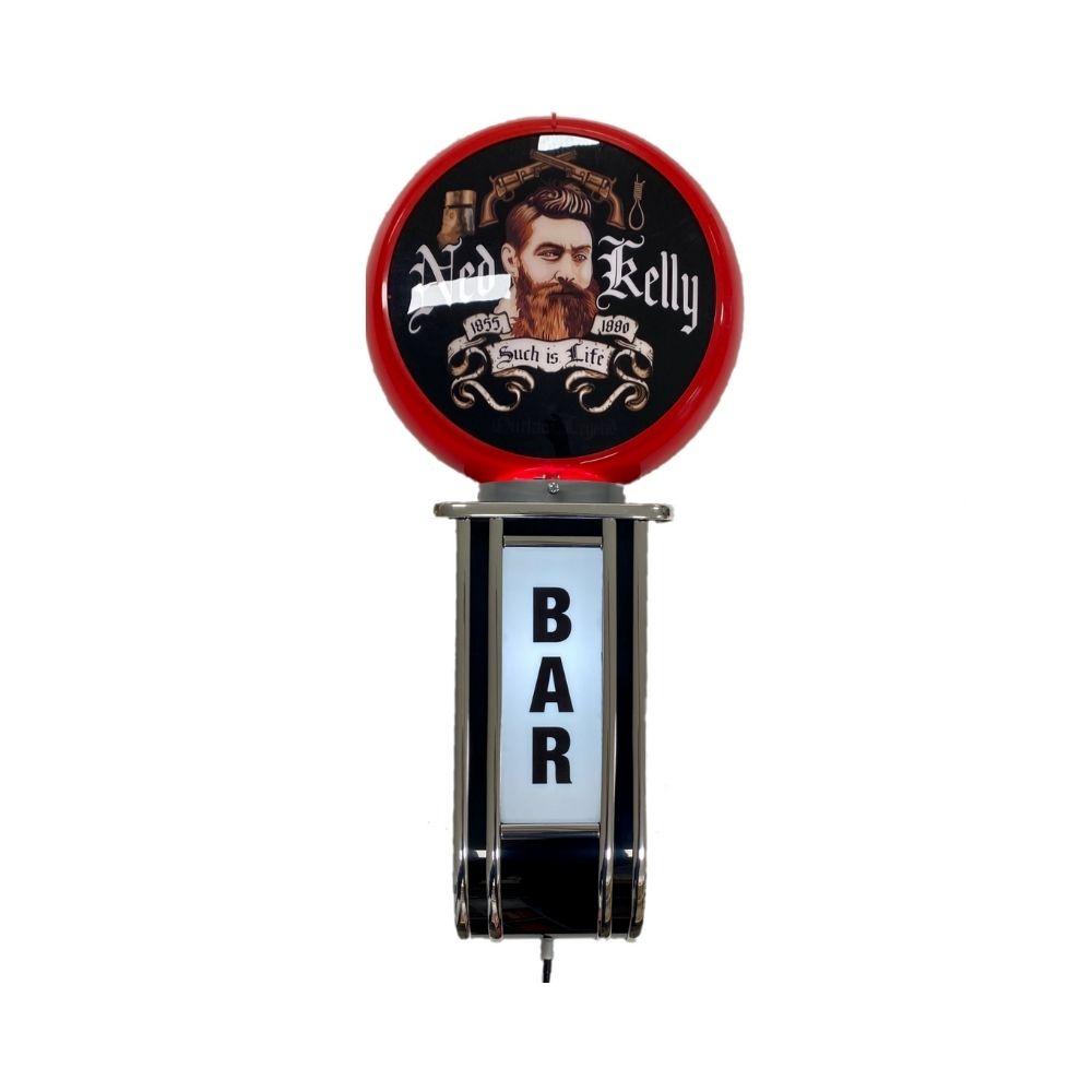 Massive Ned Kelly Such is Life BAR Wall Sign Led Lighting Light RED