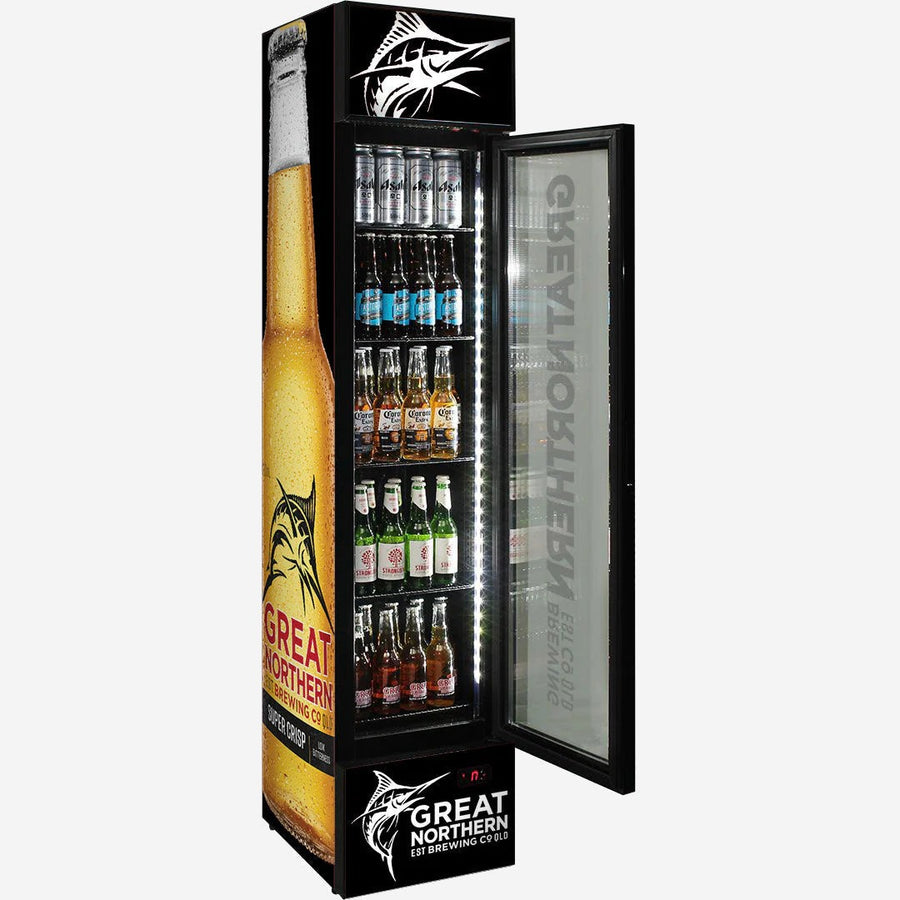 Great Northern Super Crisp Branded Skinny Upright Bar Fridge 11