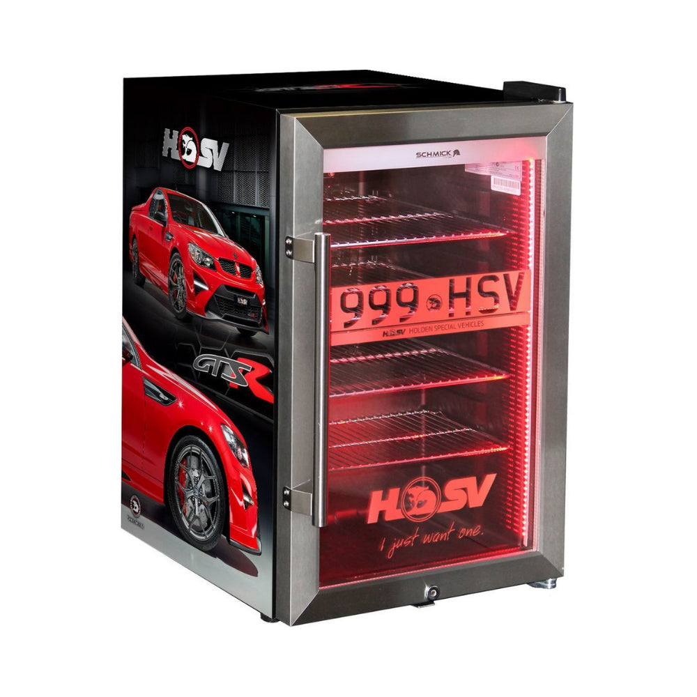 HSV GTSR Maloo branded bar fridge. Great gift idea! Add You Own Number Plate To Door!