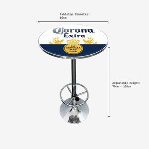 Corona Retro Bar Stool and Table Set