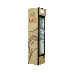 Great Northern Branded Skinny Upright Bar Fridge Add