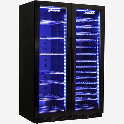Schmick Matching Upright Glass Door Beer And Wine Refrigerator Combination Model BD425-Combo-B