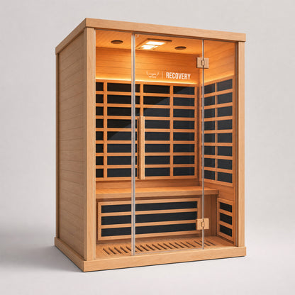 3 Person Infrared Sauna — side angle