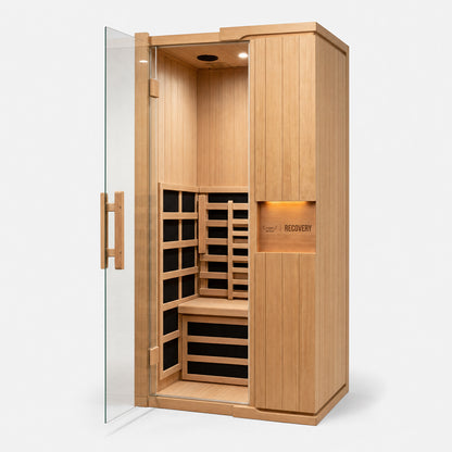 1 Person Infrared Sauna — open door