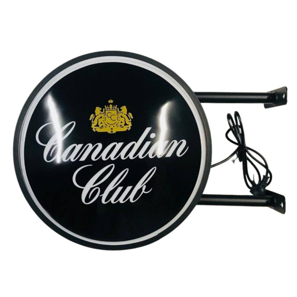 Canadian Club Spirits Bar Lighting Wall Sign Light LED