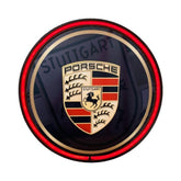 LARGE Porsche Bar Garage Wall Light Sign RED Neon