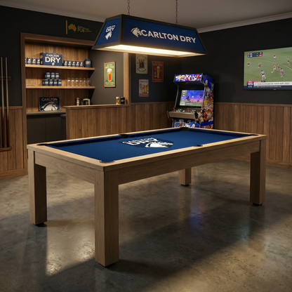 7ft pool table Carlton Dry branded Australia