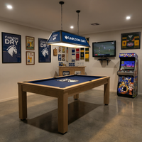 7ft pool table Carlton Dry branded Australia