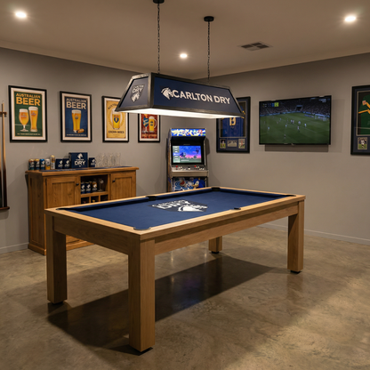 7ft pool table Carlton Dry branded Australia