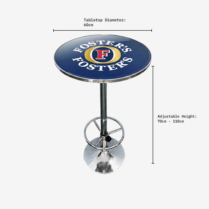 Fosters Bar Table dimensions
