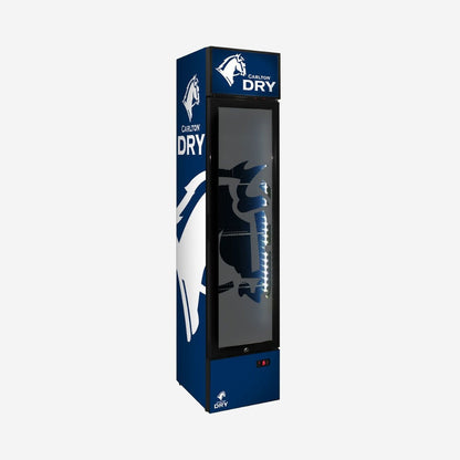 Carlton Dry Branded Skinny Upright Bar Fridge