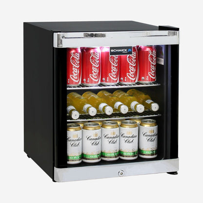 Schmick Tropical Glass Door Mini Bar Fridge 50Litre