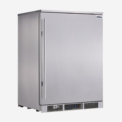 Outdoor Rhino ENVY 1 Door Bar Fridge Coldest Beer 43ºC+ Best Alfresco 316 Stainless Solid Door Quiet Right Hinge