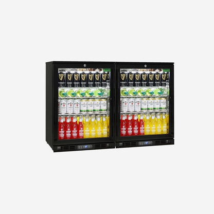 Alfresco Glass 2 Door Bar Fridge Energy Efficient