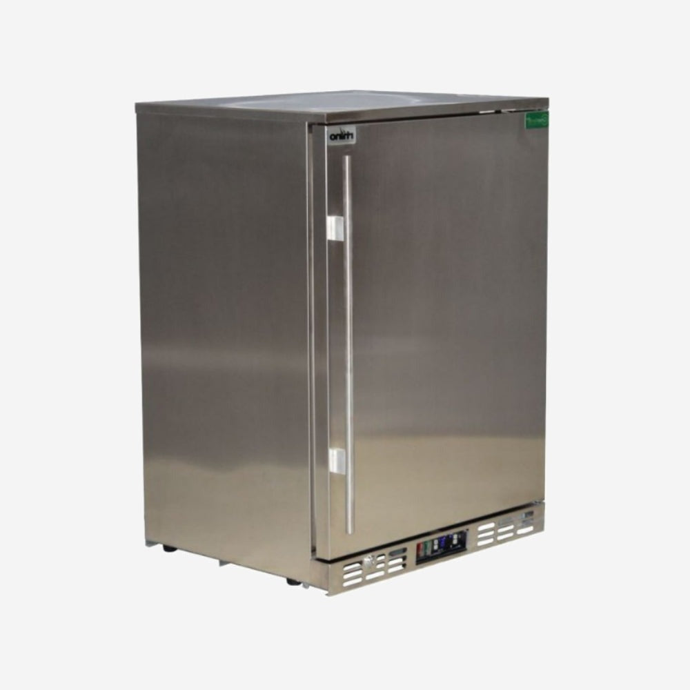 Rhino Stainless Steel 1 Door Solid Stainless Bar Fridge Right Hinged