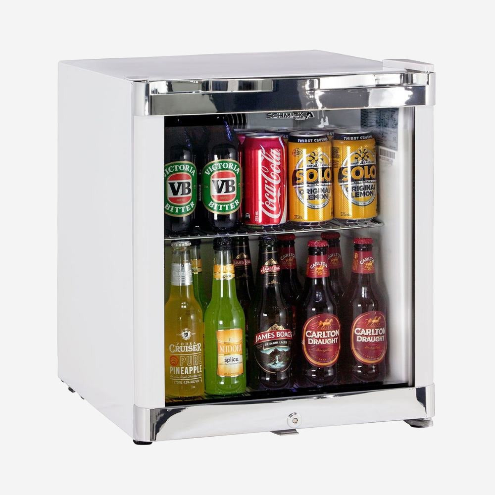 Schmick Glass Door Bar Fridge Tropical Mini 50 Litre - Model HUS-SC50W