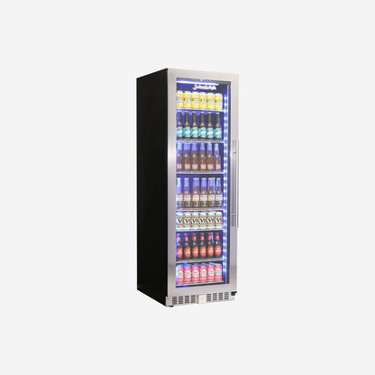 Schmick Upright Glass Door Drinks Refrigerator Model BD425RB-B Right Hinged [ON BACK ORDER MID JULY]