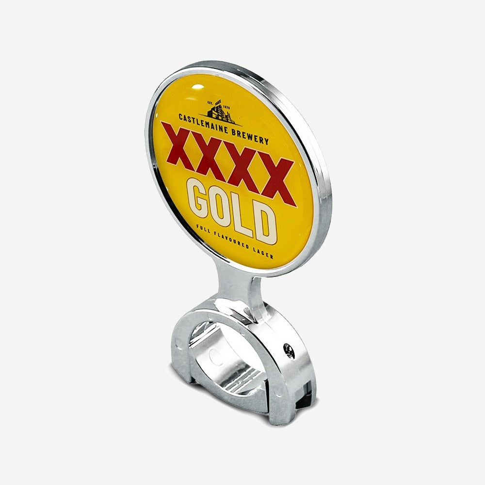 XXXX Gold - 73 mm Chrome Decal Holder