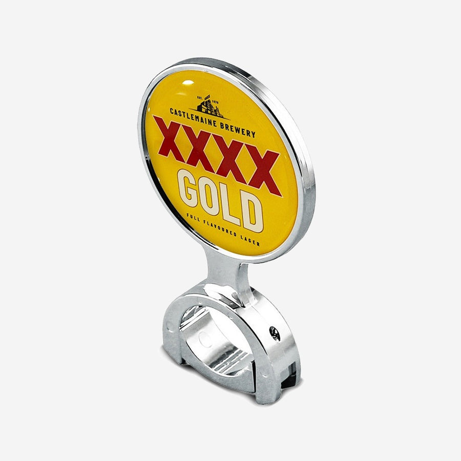 XXXX Gold - 73 mm Chrome Decal Holder