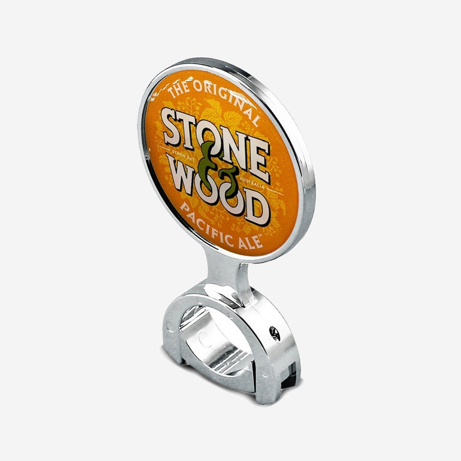 Stone & Wood - 73 mm Chrome Decal Holder