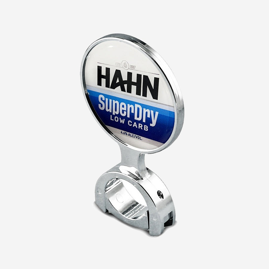 Hahn Super Dry - 73 mm Chrome Decal Holder