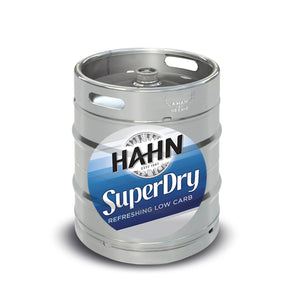 Beer Keg - Hahn Super Dry 50lt Commercial Keg 4.6% A-Type Coupler [NSW]
