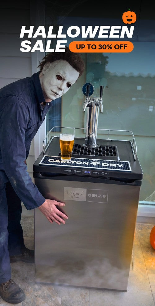 Halloween sale, up to 30% off kegerators