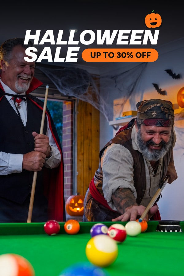 Halloween sale, up to 30% off pool tables