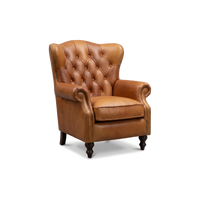 The Hermit Wingback Armchair - Camel