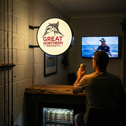 Great Northern Brewing Co Beer Bar Lighting Wall Sign Light LED