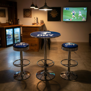 Carlton Dry Retro Bar Stool and Table Set