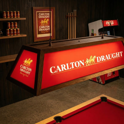 Carlton Draught Branded Pool Table Lamp (SHIPS IN 8 WEEKS)